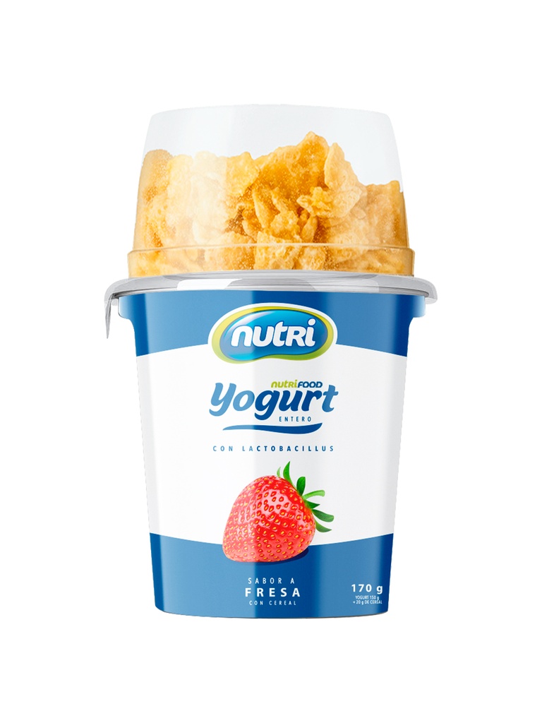 NUTRIYOGURT FRESA MIX NUTRIFOOD HTST170G