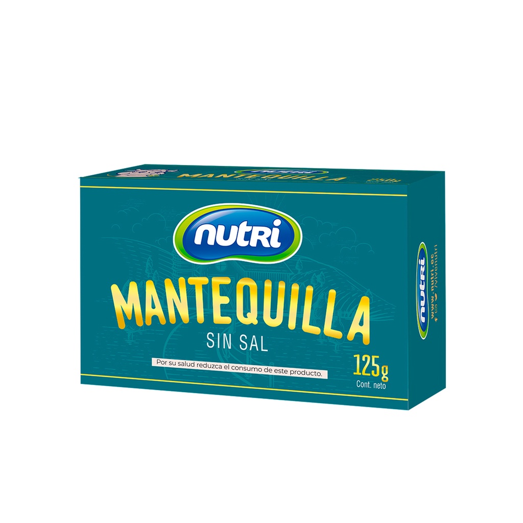 NUTRI MANTEQUILLA SIN SAL 125 GR