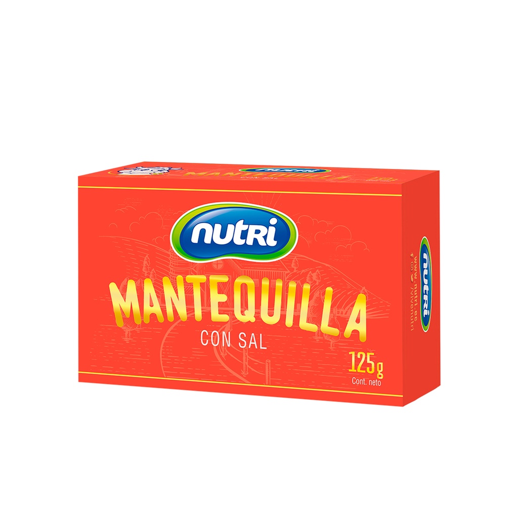 MANTEQUILLA CON SAL 125 G PASTEURIZADA
