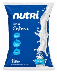 LECHE ENTERA UHT POLIETILENO 1L
