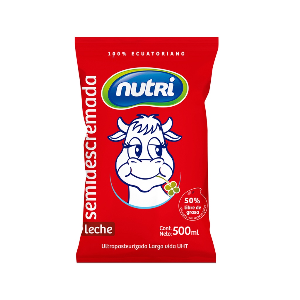 LECHE SEMIDESCREMADA UHT TETRAFINO 1/2L