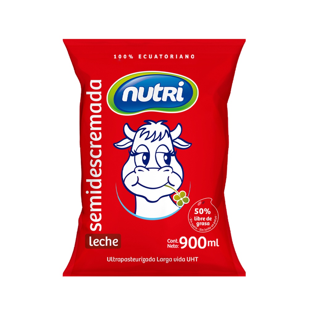 LECHE SEMIDESCREMADA UHT TETRAFINO 900ML