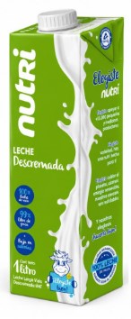 LECHE DESCREMADA UHT TETRA UEDGE 1L